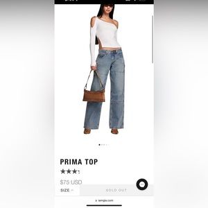 I.AM.GIA white prima top